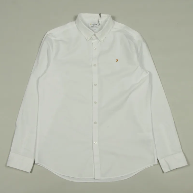 Farah Brewer LS Shirt - White